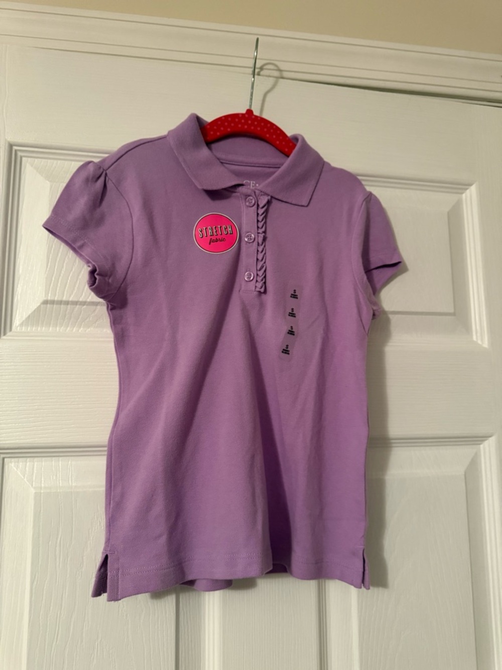 The Children's Place Lavender Polo Shirt for Girls